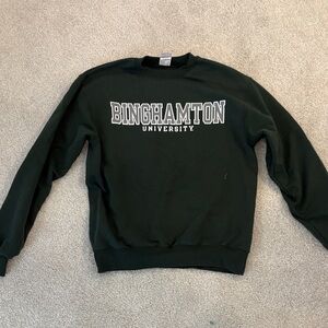 Binghamton University Green Sweater